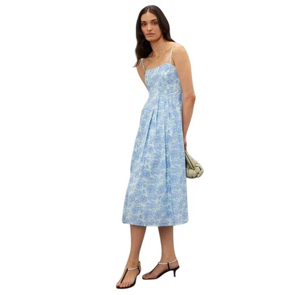DEREK LAM COLLECTIVE Women's Blurred Floral Dress Size Size 42/US 6 - Picture 1 of 12